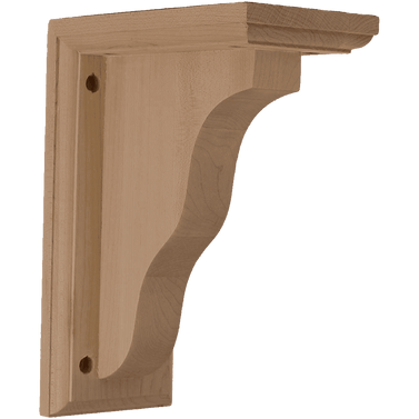 Ekena Millwork Bkt03x07x09harw 3 1-2-inch W By 7-inch D By 9-inch H Hamilton Traditional Bracket Rubber Wood